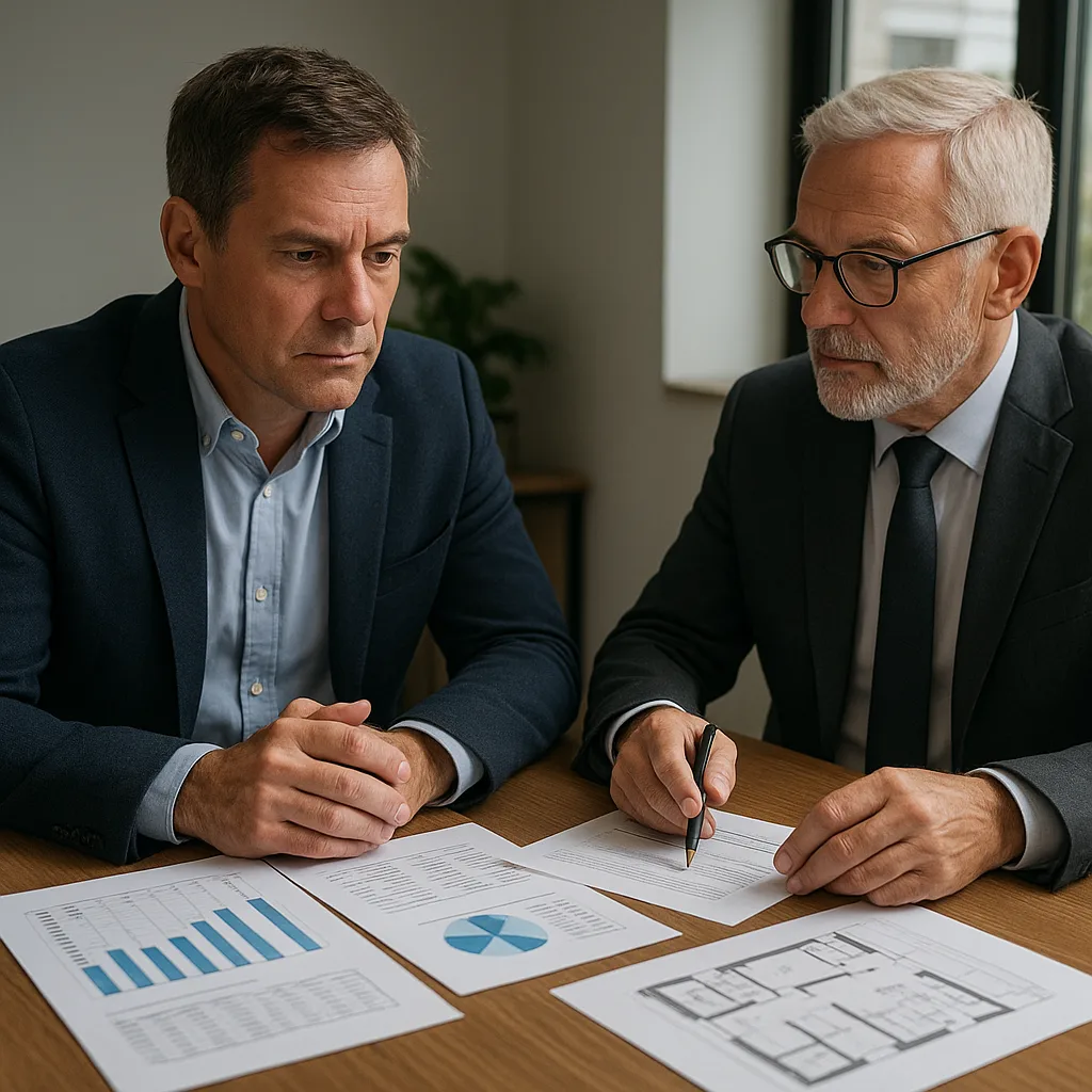 Analyse d’un projet d’immobilier locatif avec un conseiller