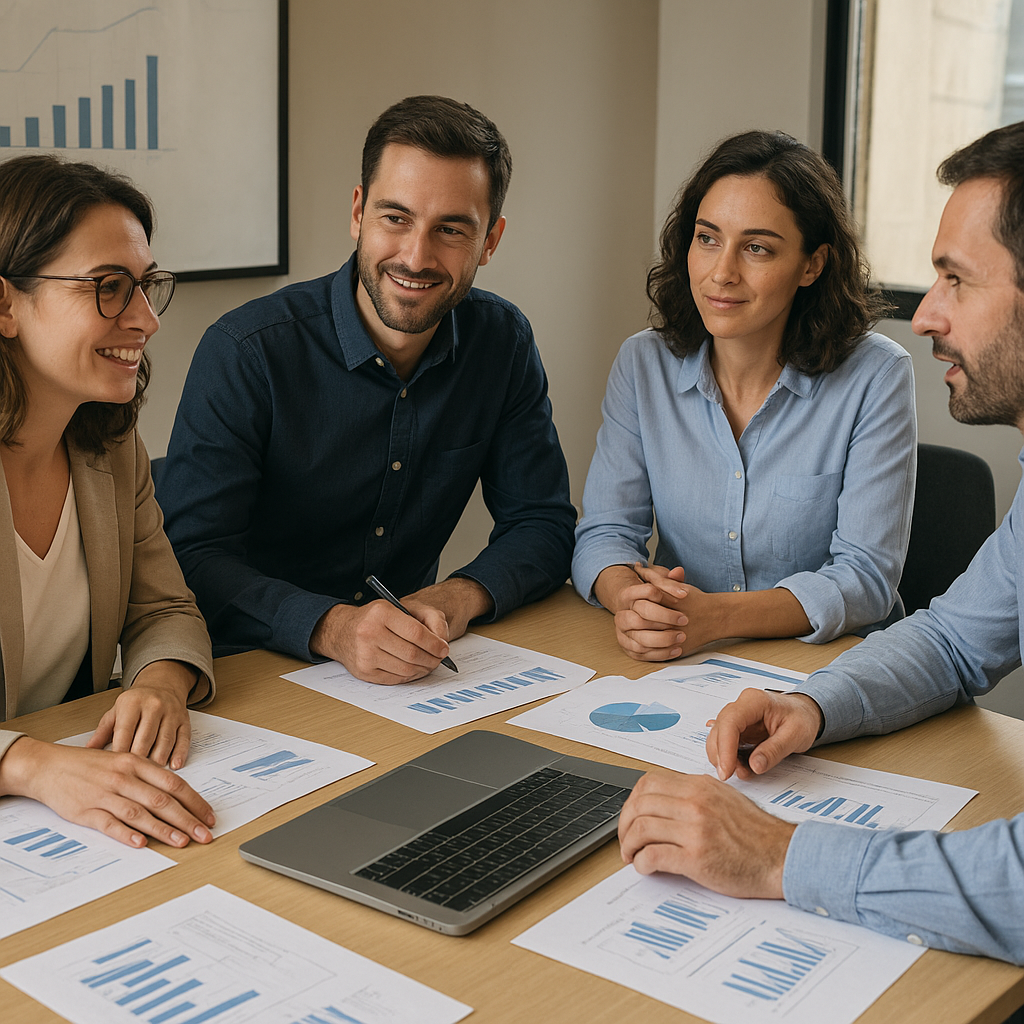 Conseils pour dirigeants de TPE/PME : 15 leviers pour mieux développer son activité 2 Réunion de pilotage d’une PME autour des indicateurs de gestion
