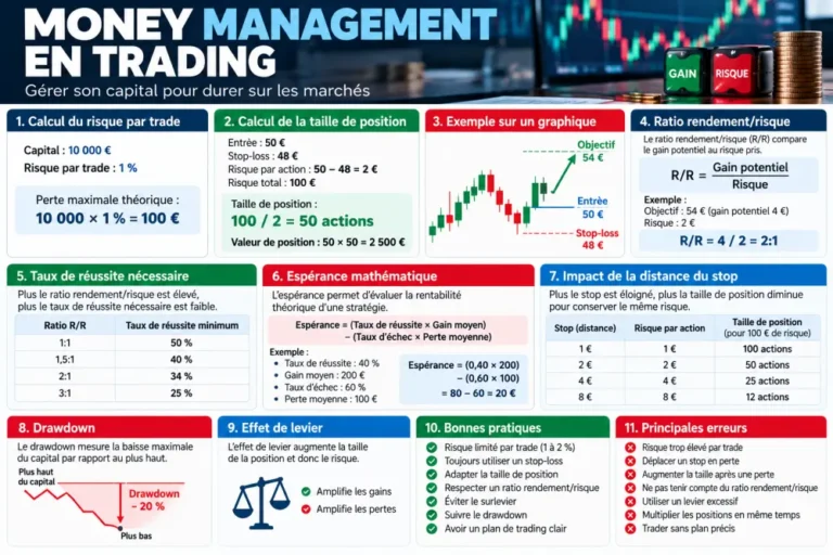 Money management en trading : qu’est-ce que c’est et comment gérer son risque ?