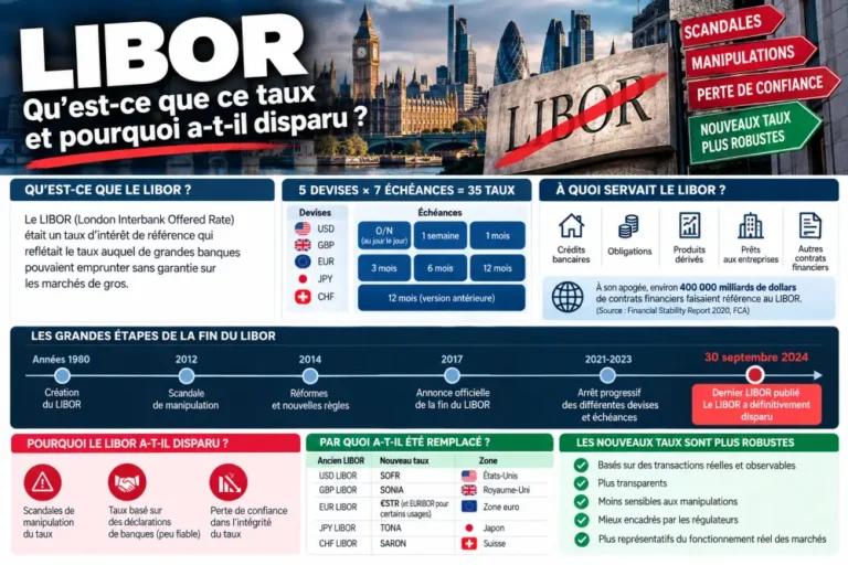 LIBOR : qu’est-ce que ce taux et pourquoi a-t-il disparu ?